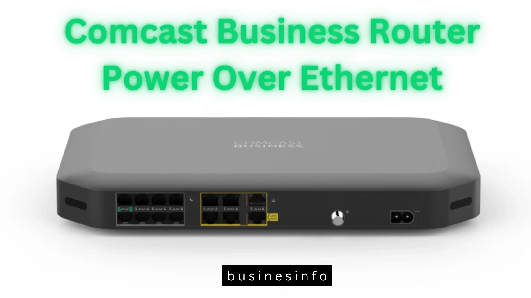 comcast business router power over ethernet​