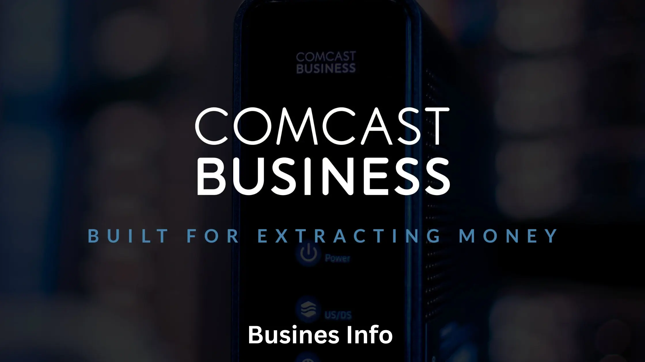 do business with comcast need money collection​